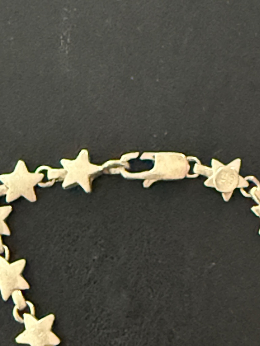 Vintage 90s Tiffany & Co Bracelet Puff Star Sterling Silver - Picture 7 of 10